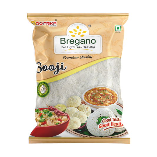 Bregano Sooji | Fine Quality Semolina | 500g Pack