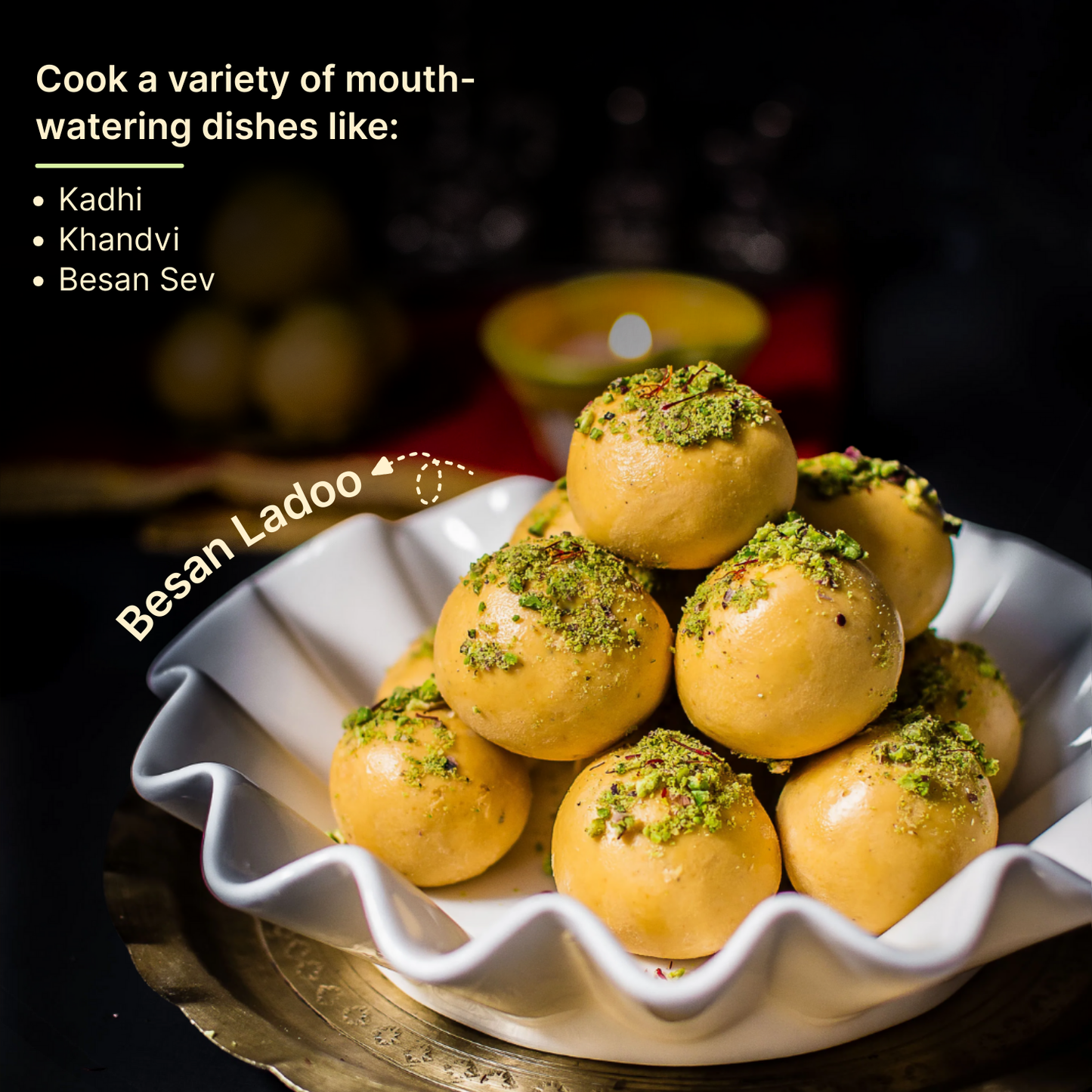 Bregano Premium Besan | 100% Chana Dal Flour | 500g Pack