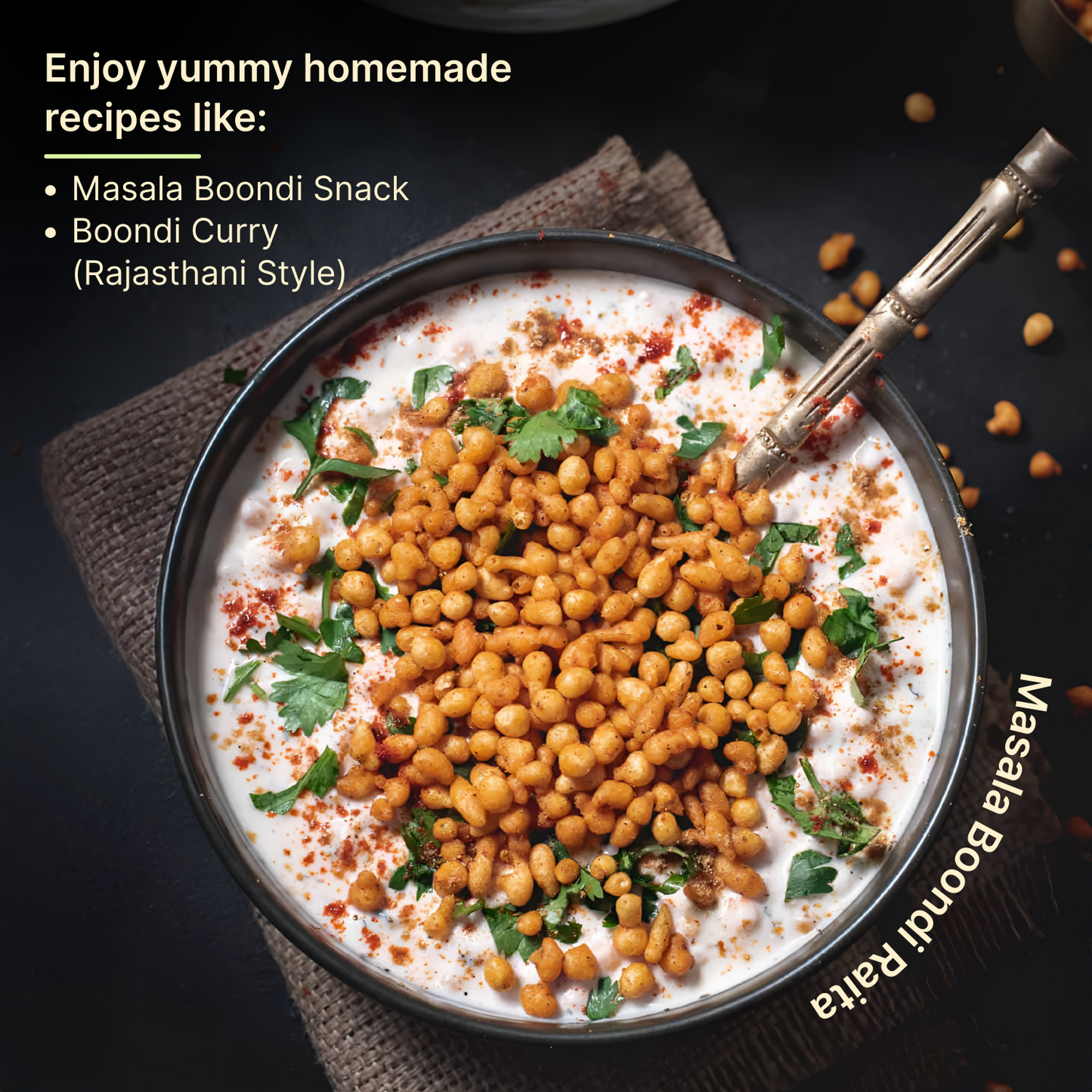 Bregano Raita Boondi | Light & Crunchy |170g Pack