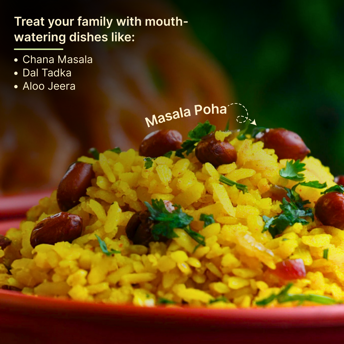 Bregano Poha | Made from 100% Rice | High in Fibre & Protein | 500g Pack