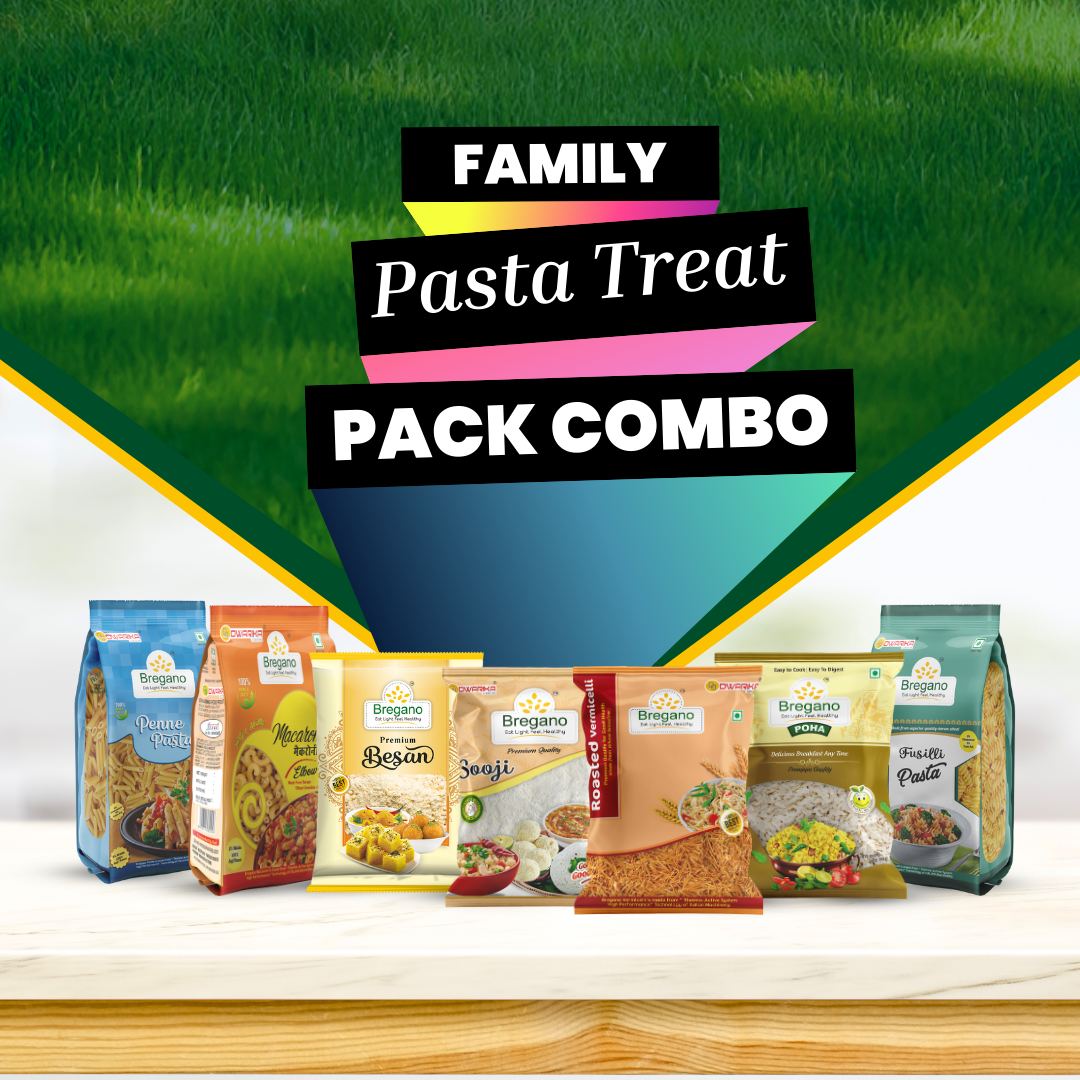Family Pasta Combo Pack – Fusilli Pasta, Penne Pasta, Macaroni & Grocery Essentials
