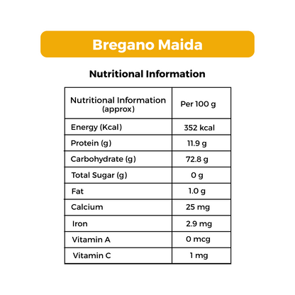 Bregano Maida | Made from Natural Wheat Grains | 500g Pack