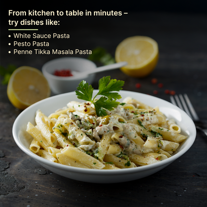 Bregano Premium Penne Pasta | 100% Durum Wheat Semolina | 500g Pack