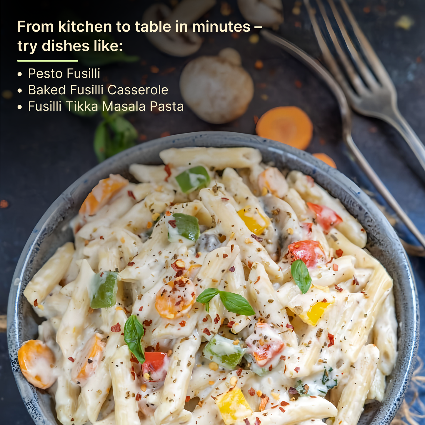 Bregano Premium Fusilli Pasta | 100% Durum Wheat Semolina | 500g Pack