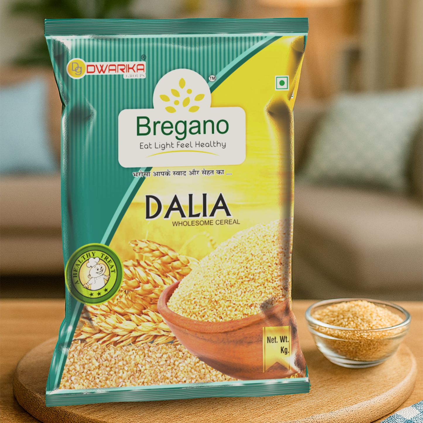 Bregano Dalia | Premium Broken Wheat |500g Pack