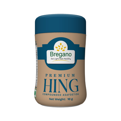 Bregano Premium Hing | Strong Aroma & Authentic Flavour | 10gmX10 Pack