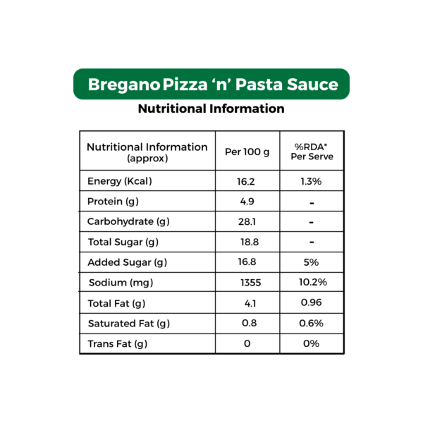 Bregano Pizza 'n' Pasta Sauce – 100g | Pack of 6 - Image 3