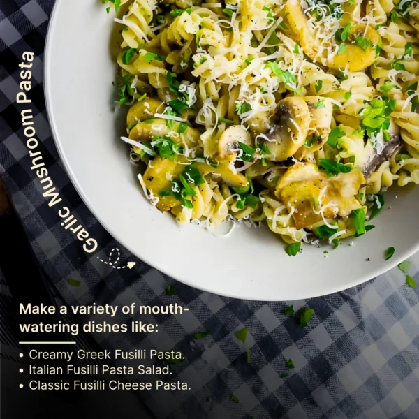 Bregano Fusilli Pasta – 850g | Pack of 1 - Image 5