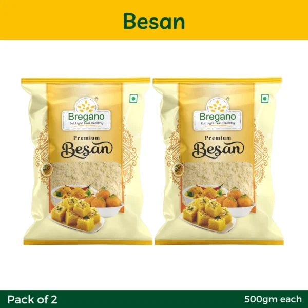 Bregano Besan – 500g | Pack of 2