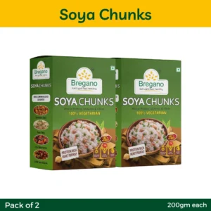 Bregano Soya Chunks – 200g | Pack of 2